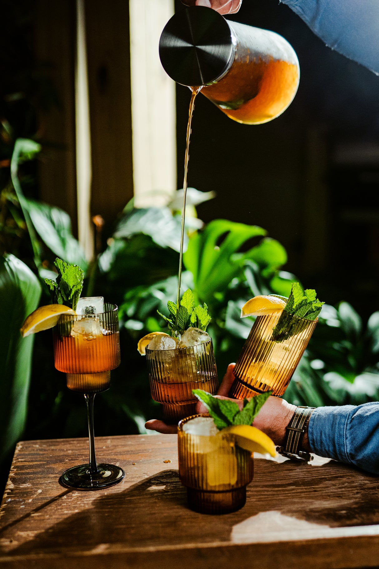 Carousel 12.75 oz. Amber Hi Ball