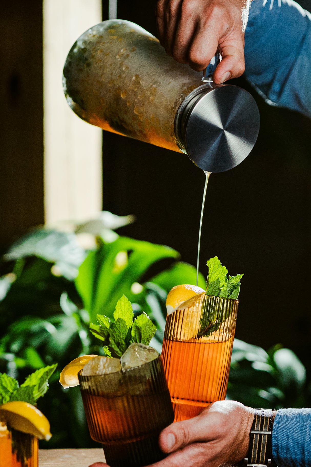 Carousel 12.75 oz. Amber Hi Ball