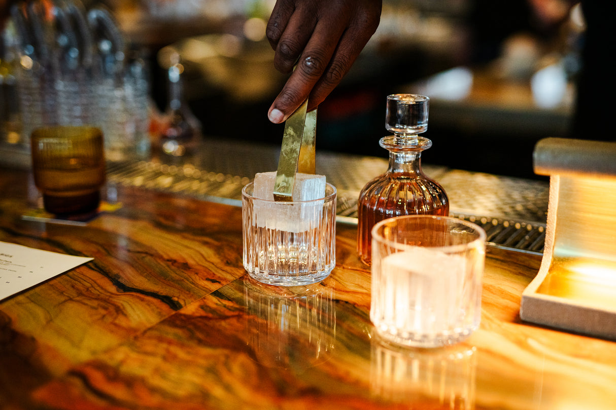 Legend Stack 4pc Decanter & Double Old Fashioned Set