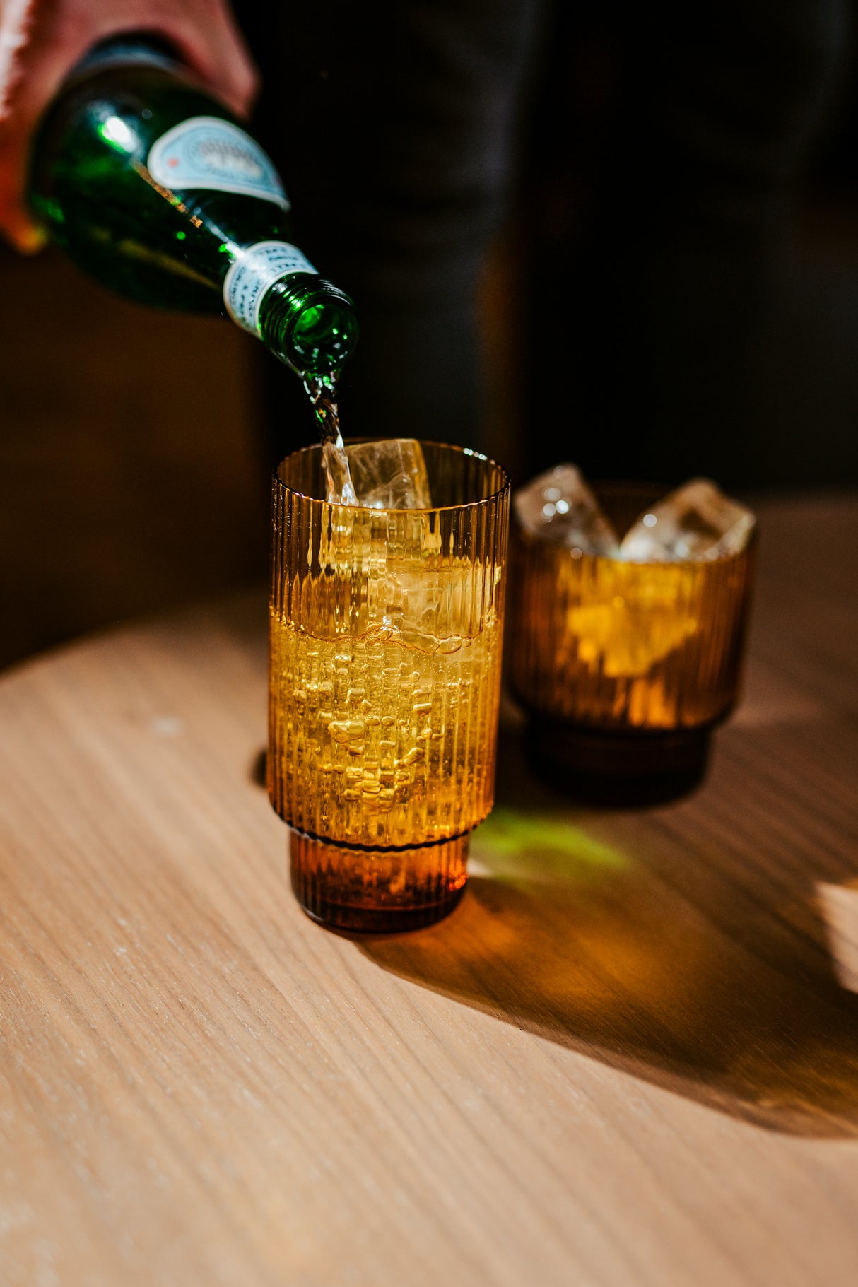 Carousel 12.75 oz. Amber Hi Ball