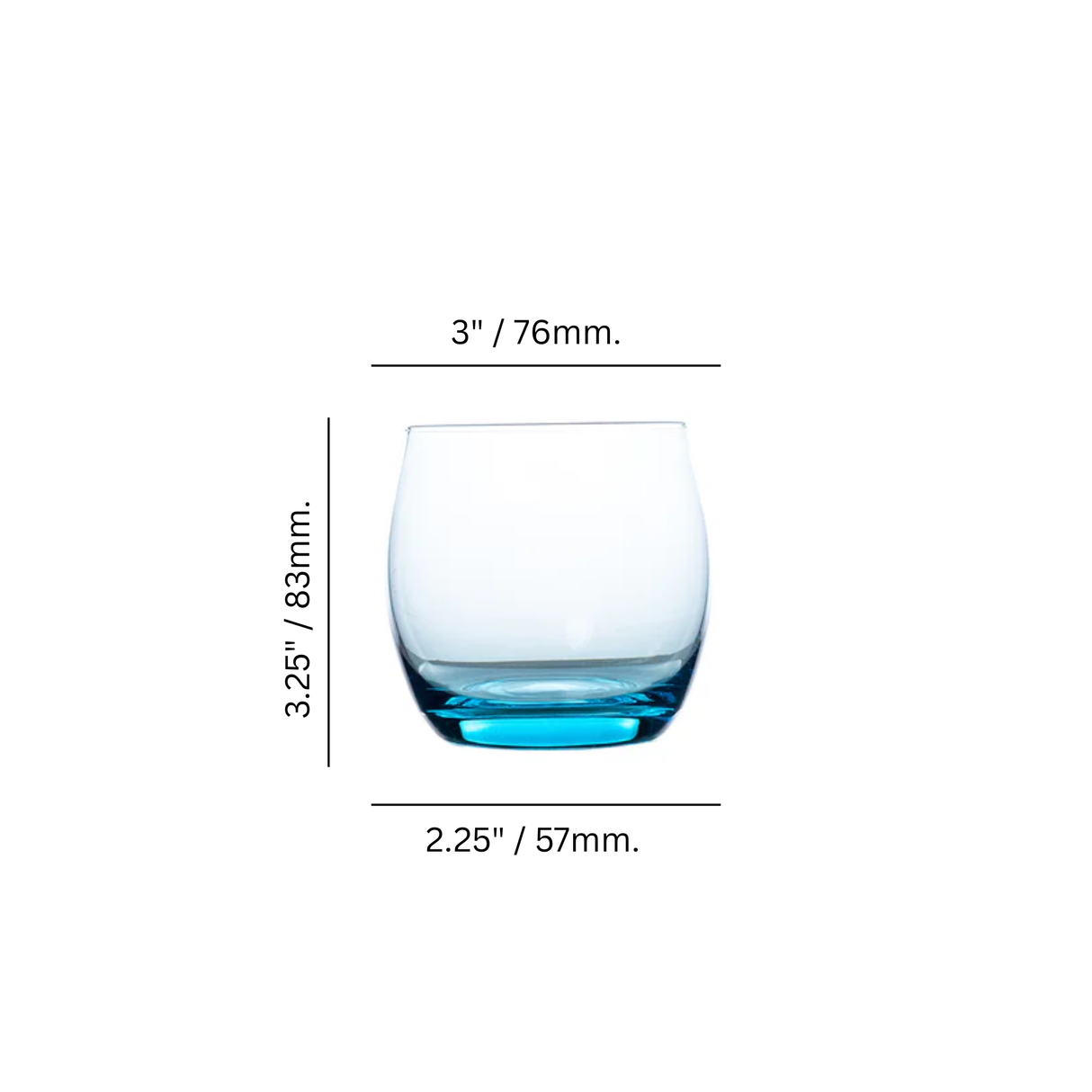 Ice Blue 10.5 oz. Rocks