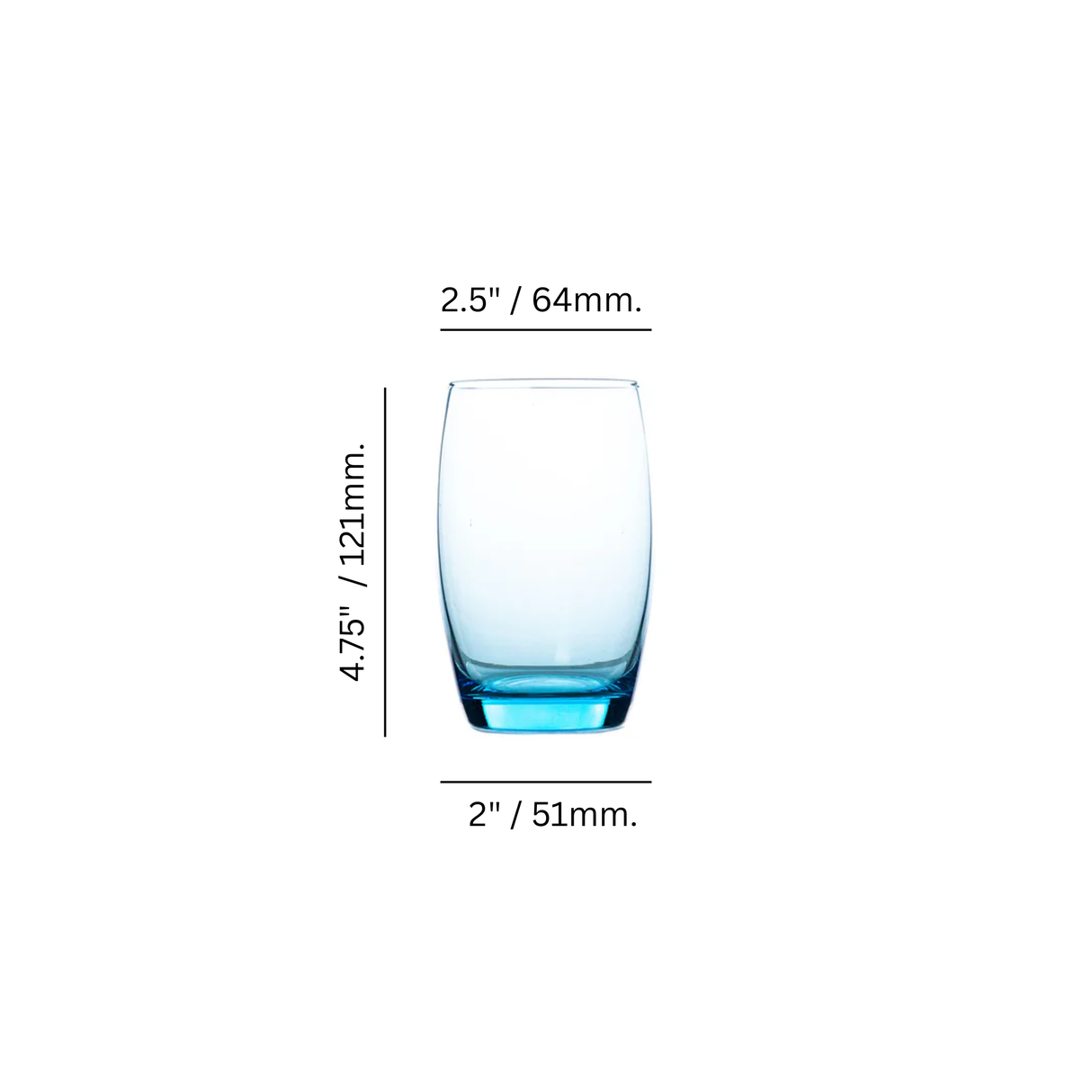 Ice Blue 11.75 oz. Hi Ball