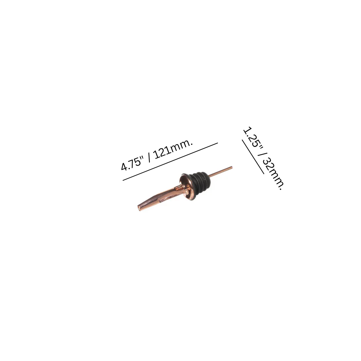 Copper Tapered Speed Pourer