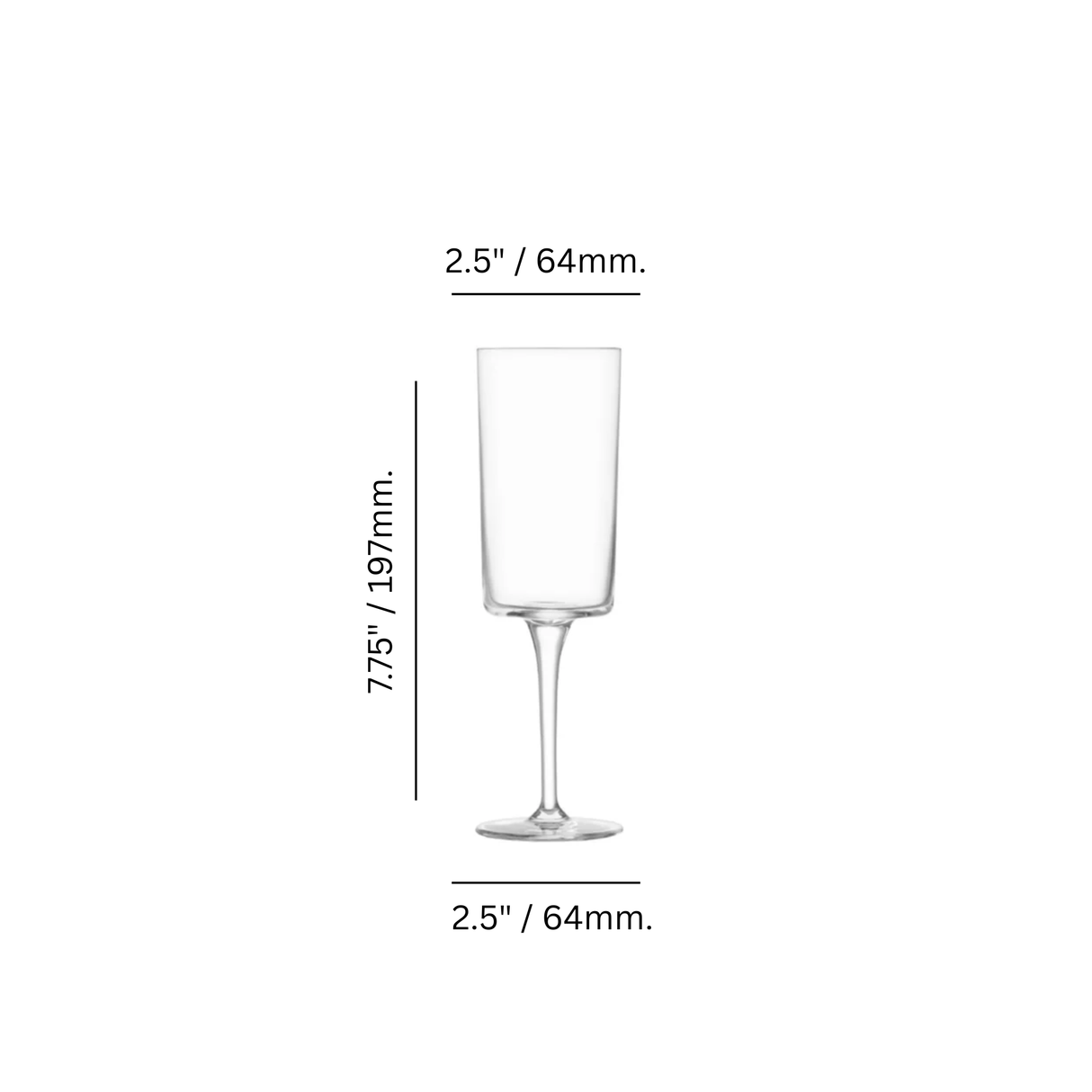 Gio 7.5 oz. Champagne