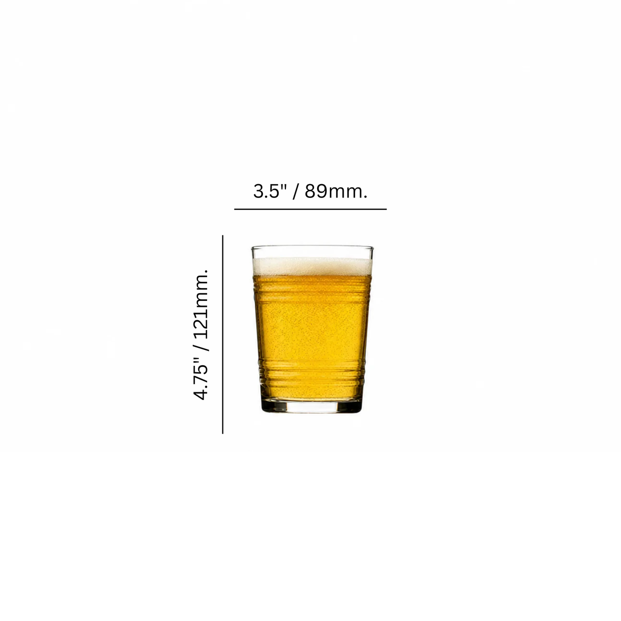 Barrel Glass 16 oz.