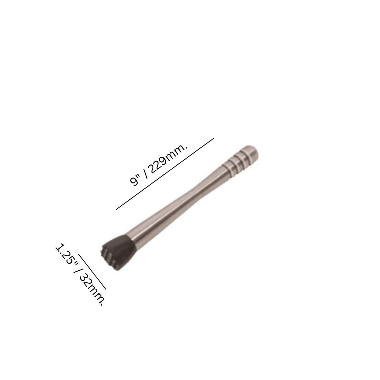 Barstik 9" - Chrome