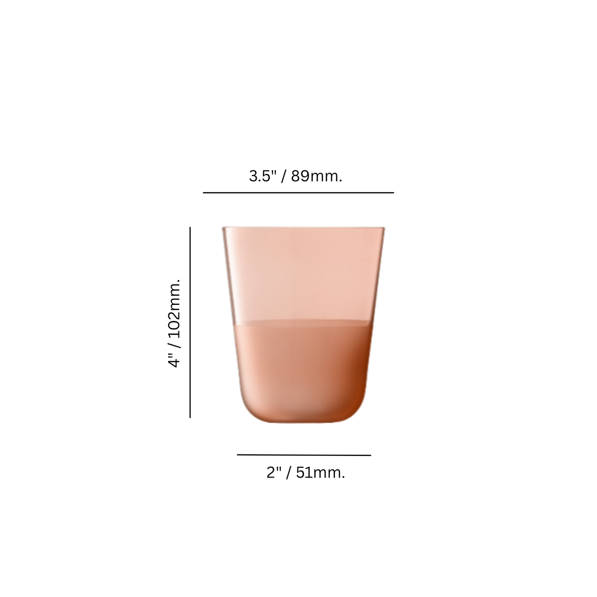 Noble Contrast 13.25 oz. Coral Tumbler