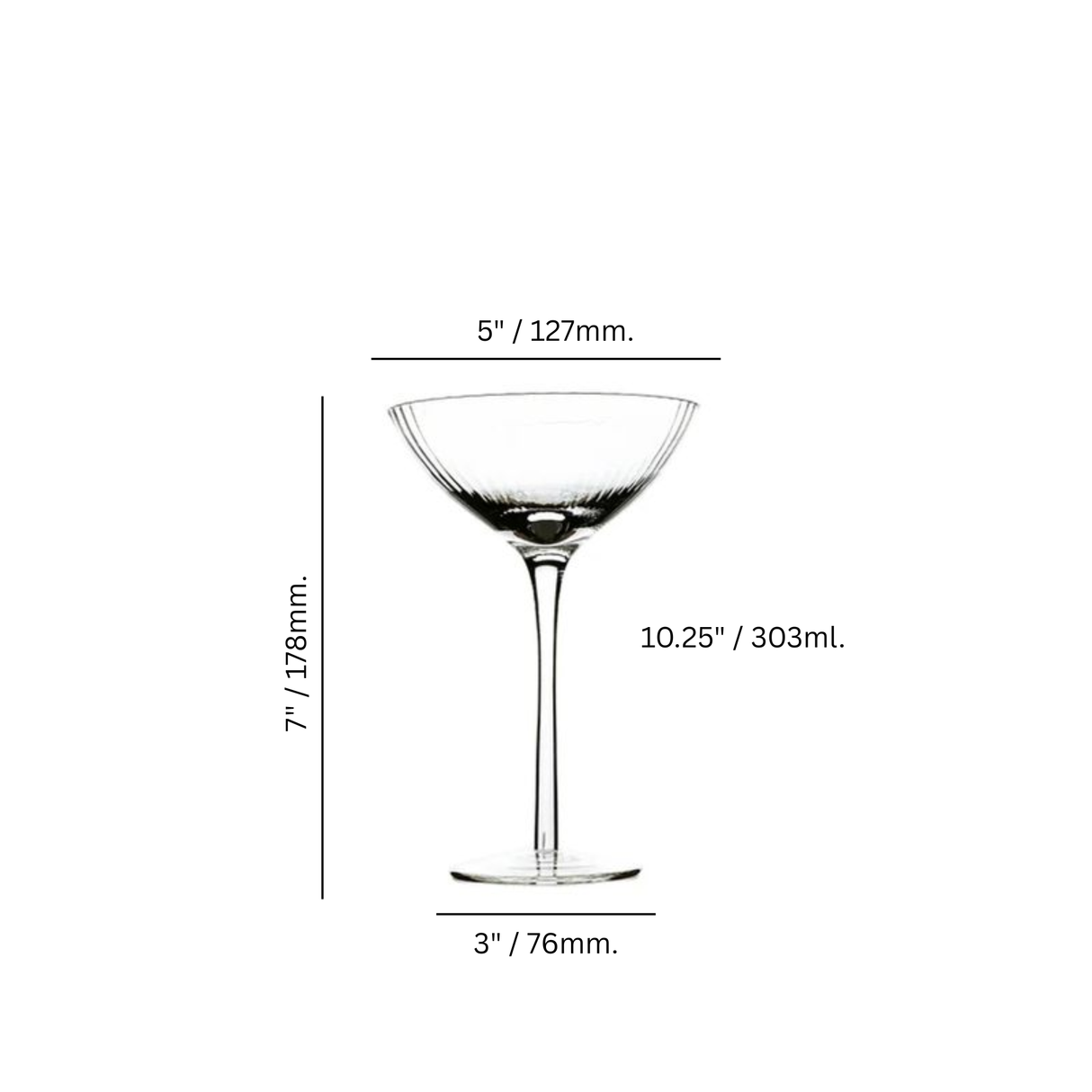 Hawthorne 10.25 oz. Coupe