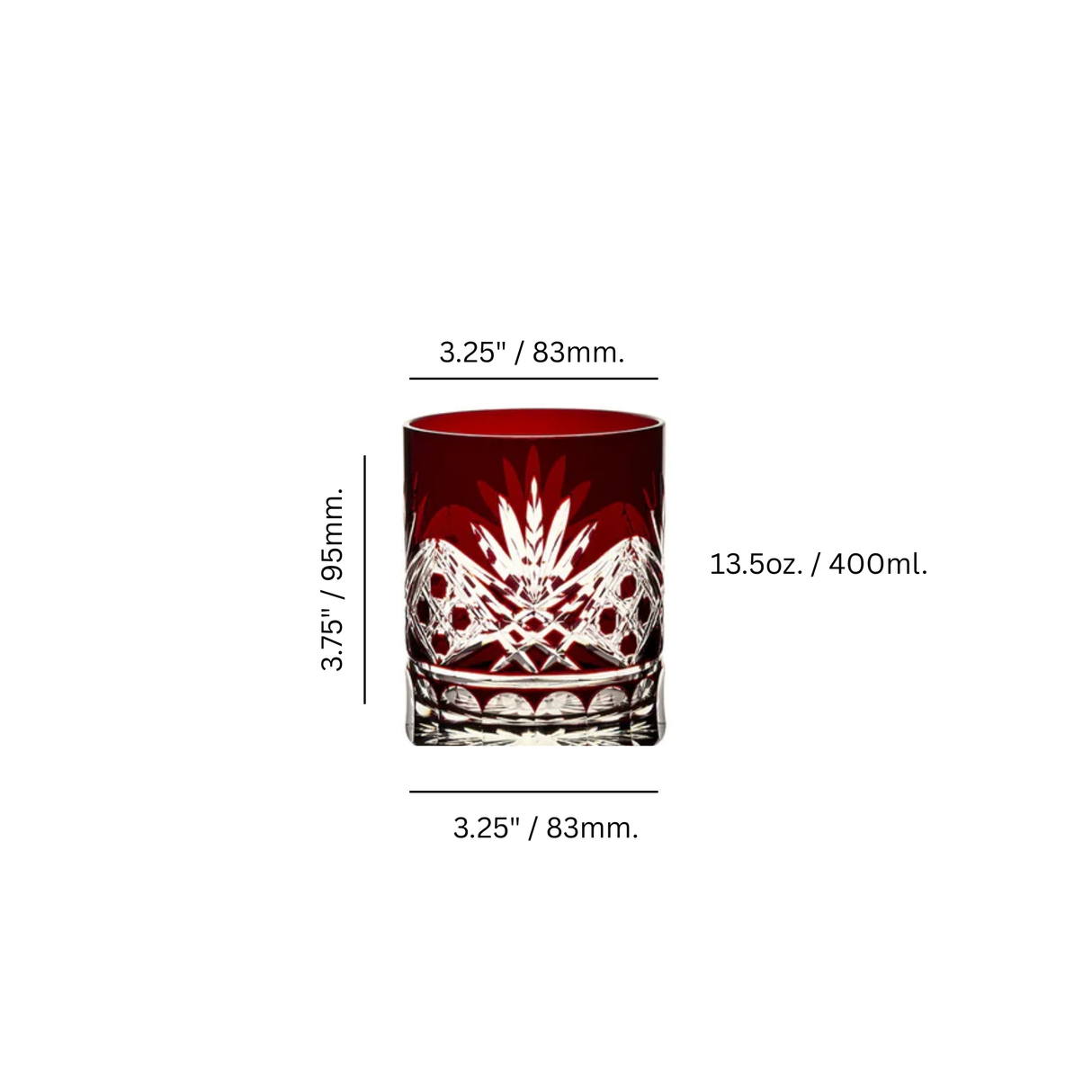 Biltmore 13.5 oz. Ruby Double Old Fashioned