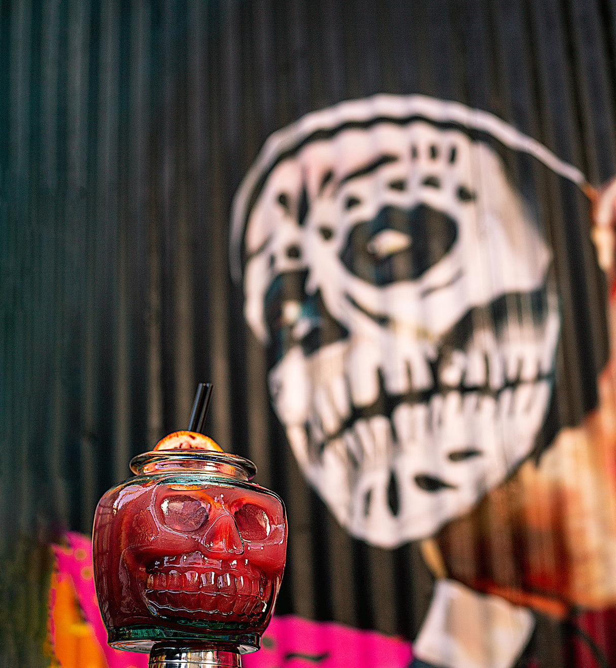 Skull 44 oz. Jar w/ Lid