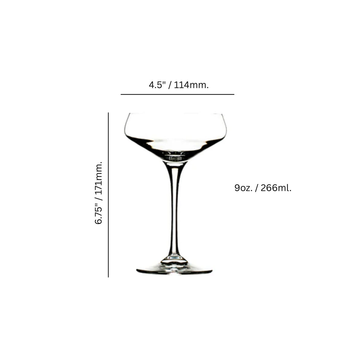 Ariana 9 oz. Coupe