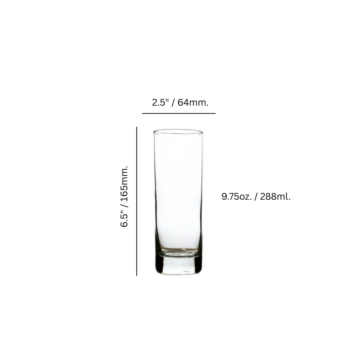 Aiala 9.75 oz. Tall Hi Ball