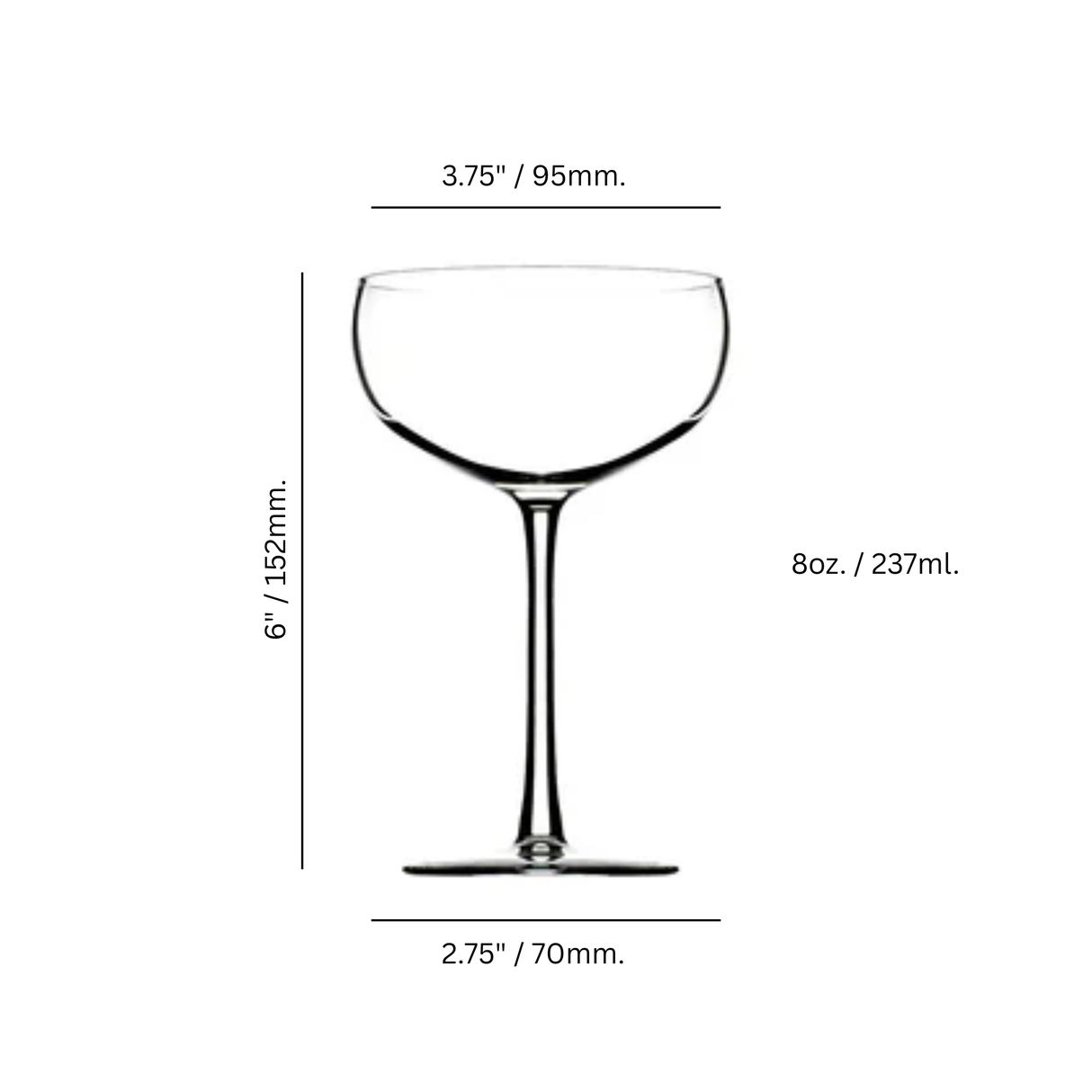Koshu 8 oz. Coupe
