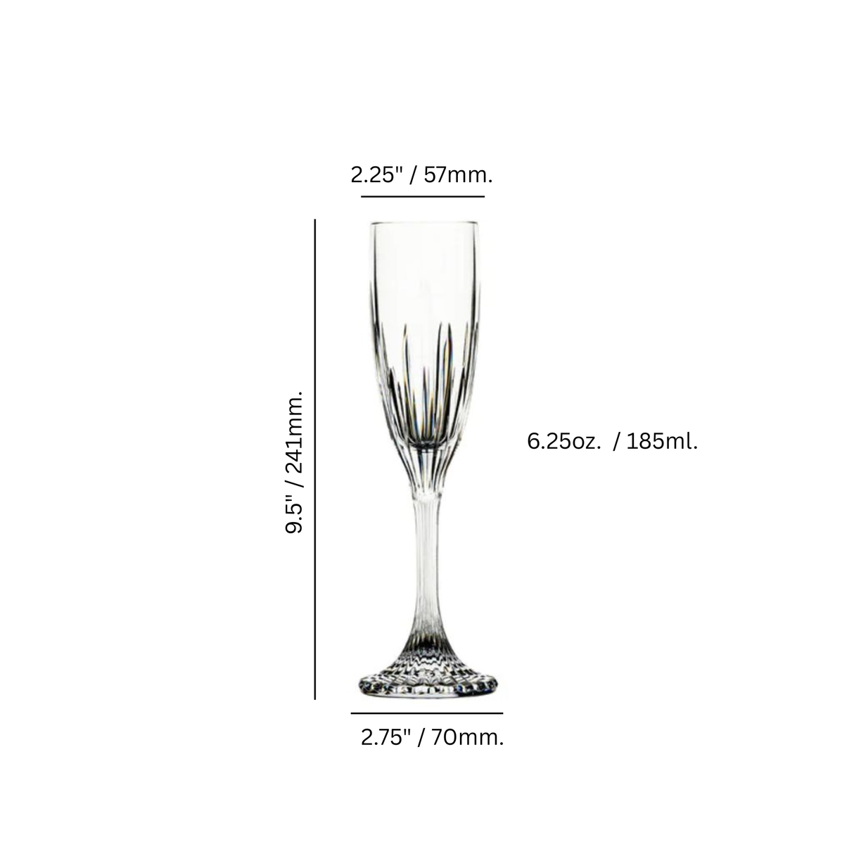 Tryst 6.25 oz. Champagne Flute
