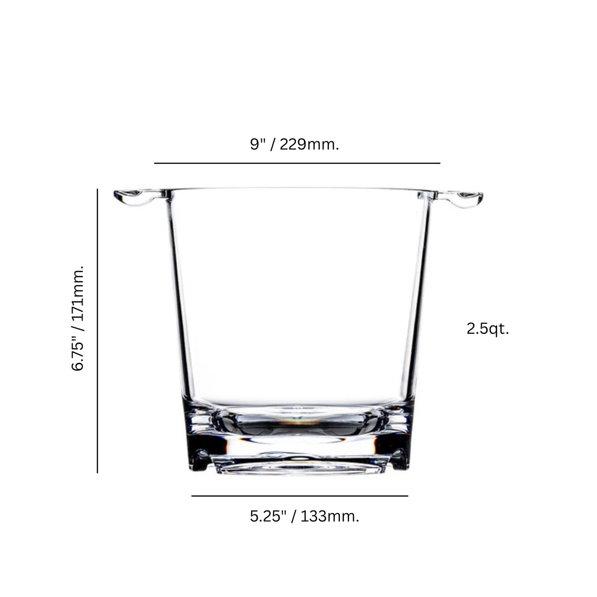 Vogue 2.5 qt. Ice Bucket