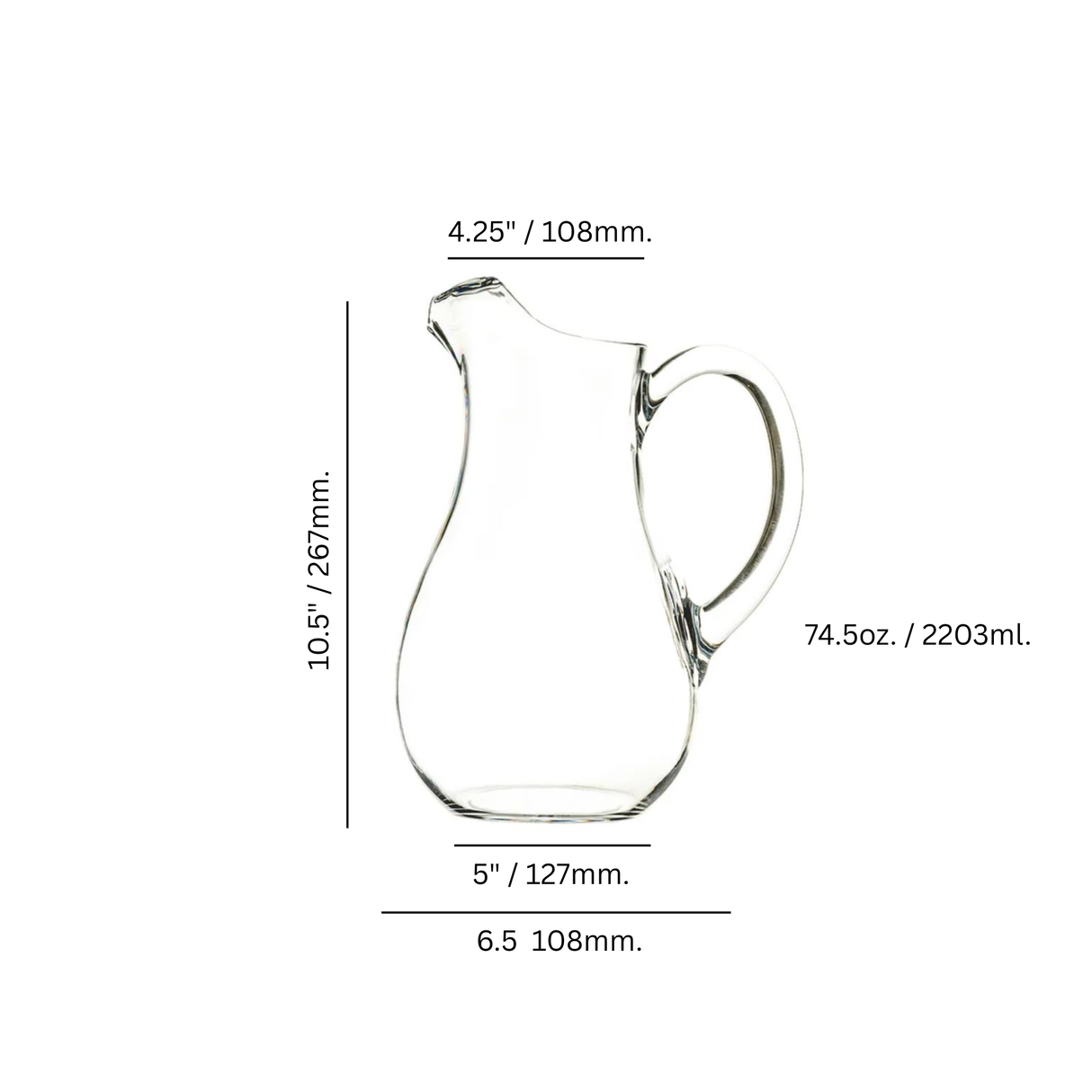 Calypso 74.5 oz. Pitcher