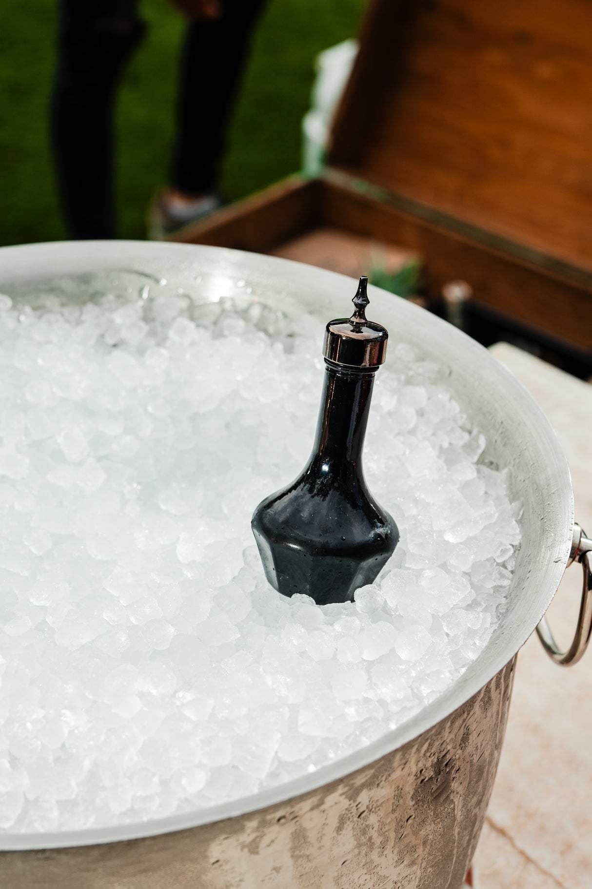 Threaded 2 oz. Black Bitters Bottle