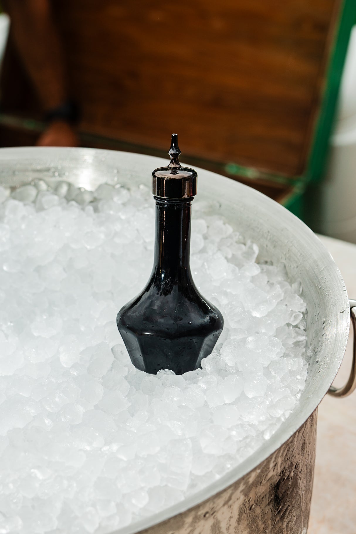 Threaded 2 oz. Black Bitters Bottle