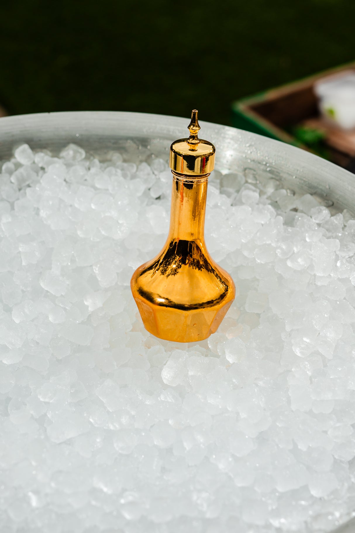 Threaded 2 oz. Gold Bitters Bottle