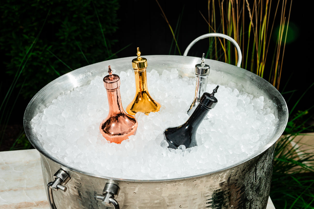 Threaded 2 oz. Gold Bitters Bottle