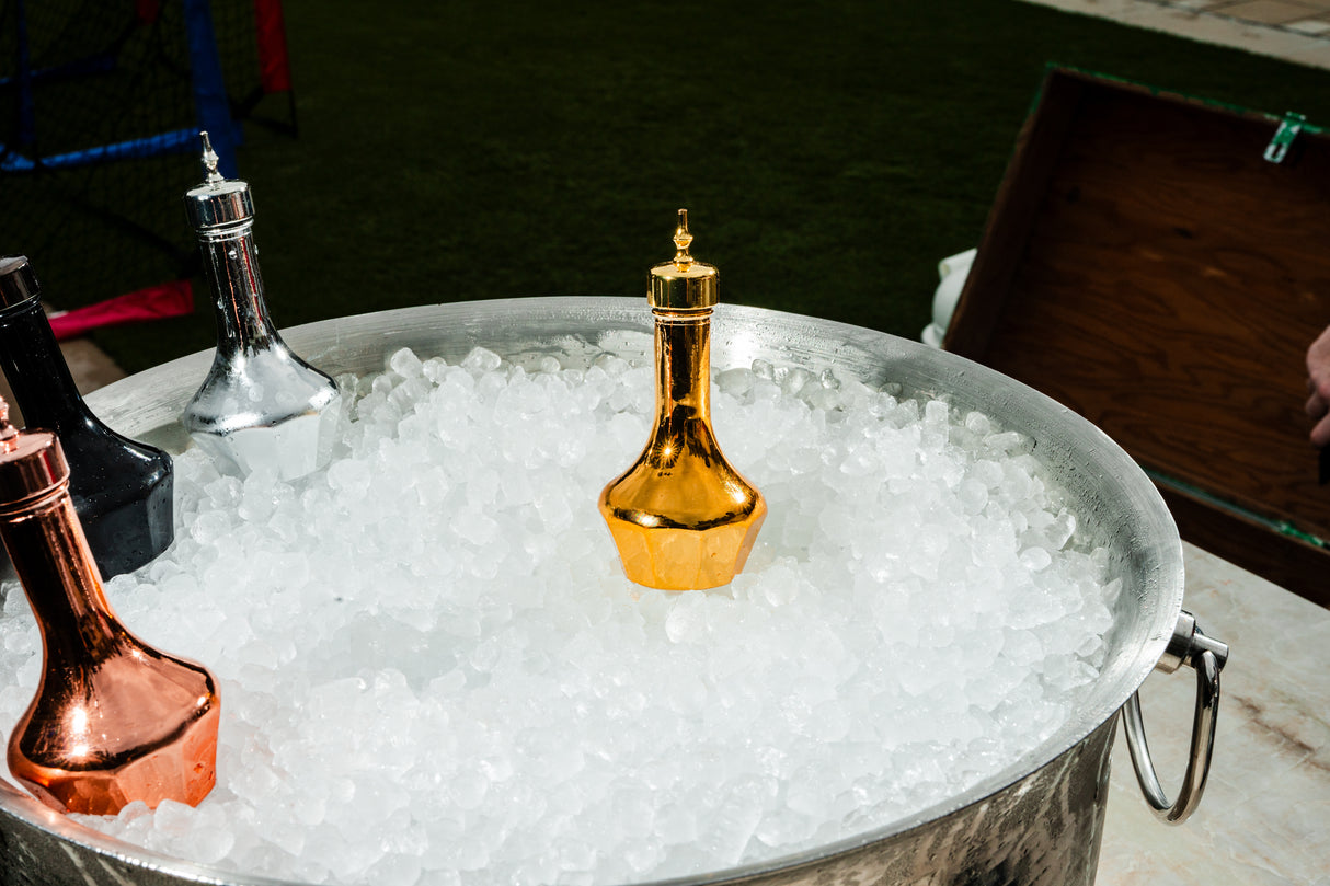 Threaded 2 oz. Gold Bitters Bottle