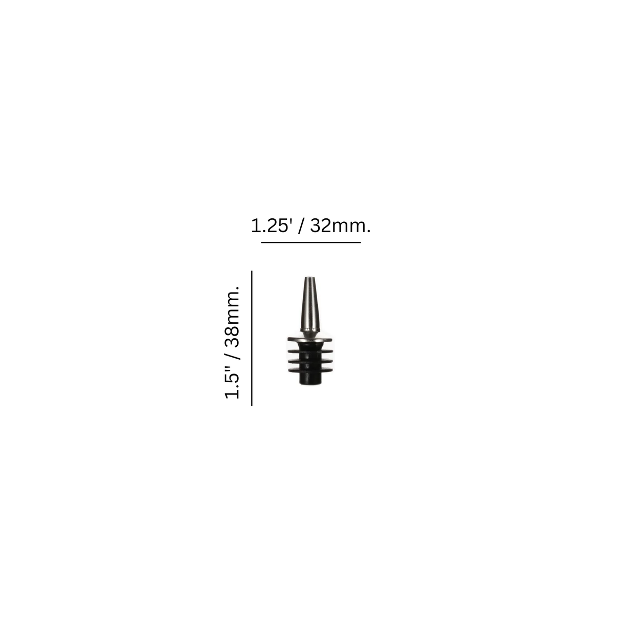 Chrome Silicone Pourer