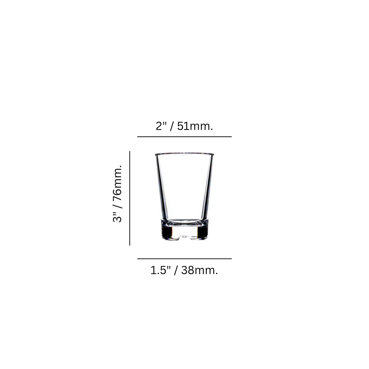 Caliber 2.5 oz. Shot
