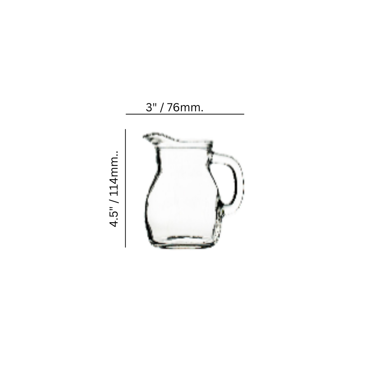Bistrot 8.5 oz. Pitcher