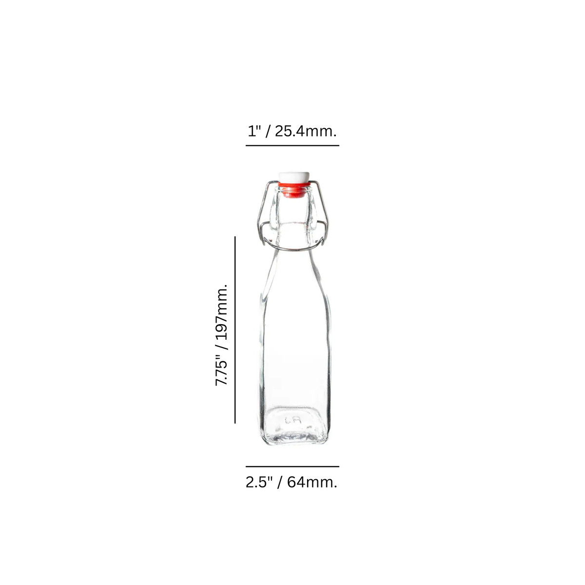 Square .25 L. Swing Bottle