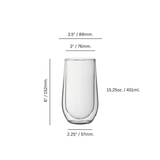 Double Walled 15.25 oz. Hi Ball