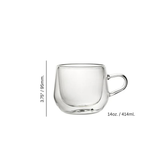 Double Walled 14 oz. Buddha Cappuccino