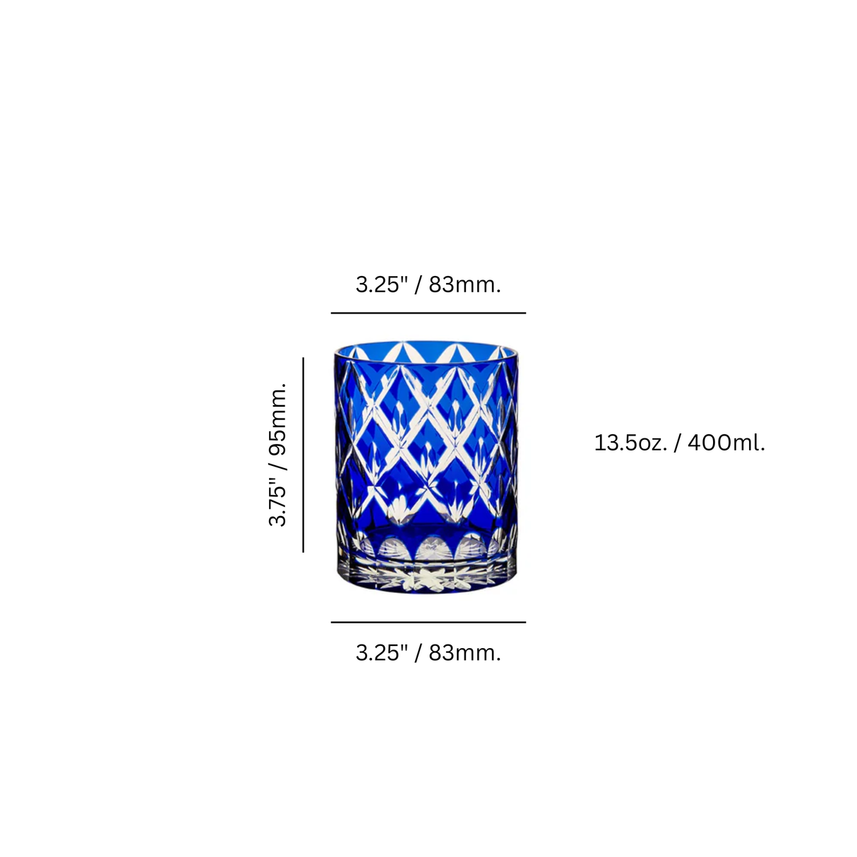 Biltmore 13.5 oz. Sapphire Double Old Fashioned