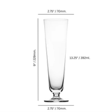 Aerial 13.25 oz. Footed Pilsner