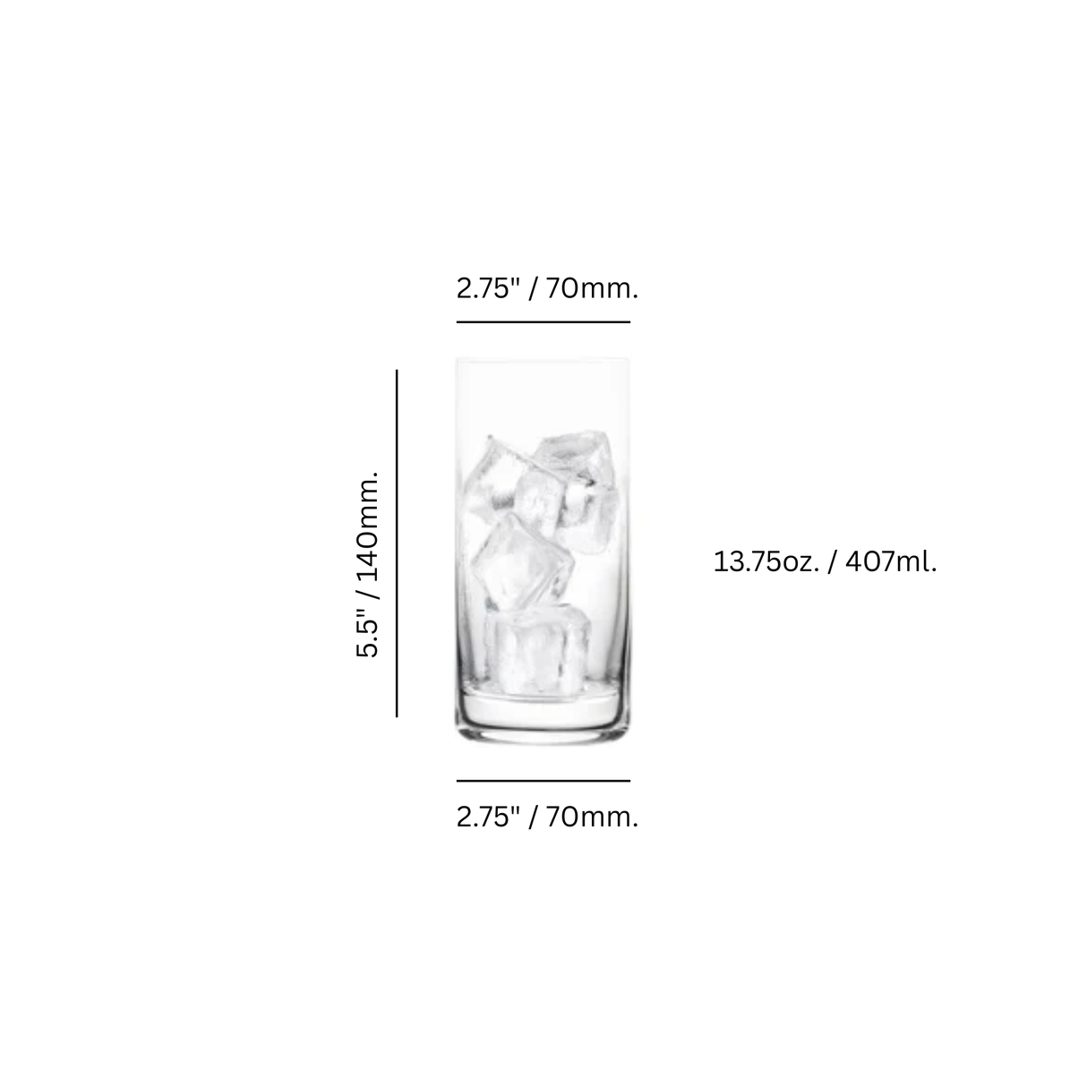 Finest 13.75 oz. Hi Ball
