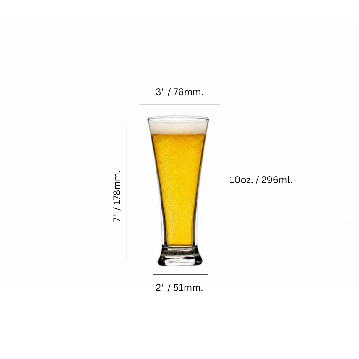 Flared 10 oz. Pilsner