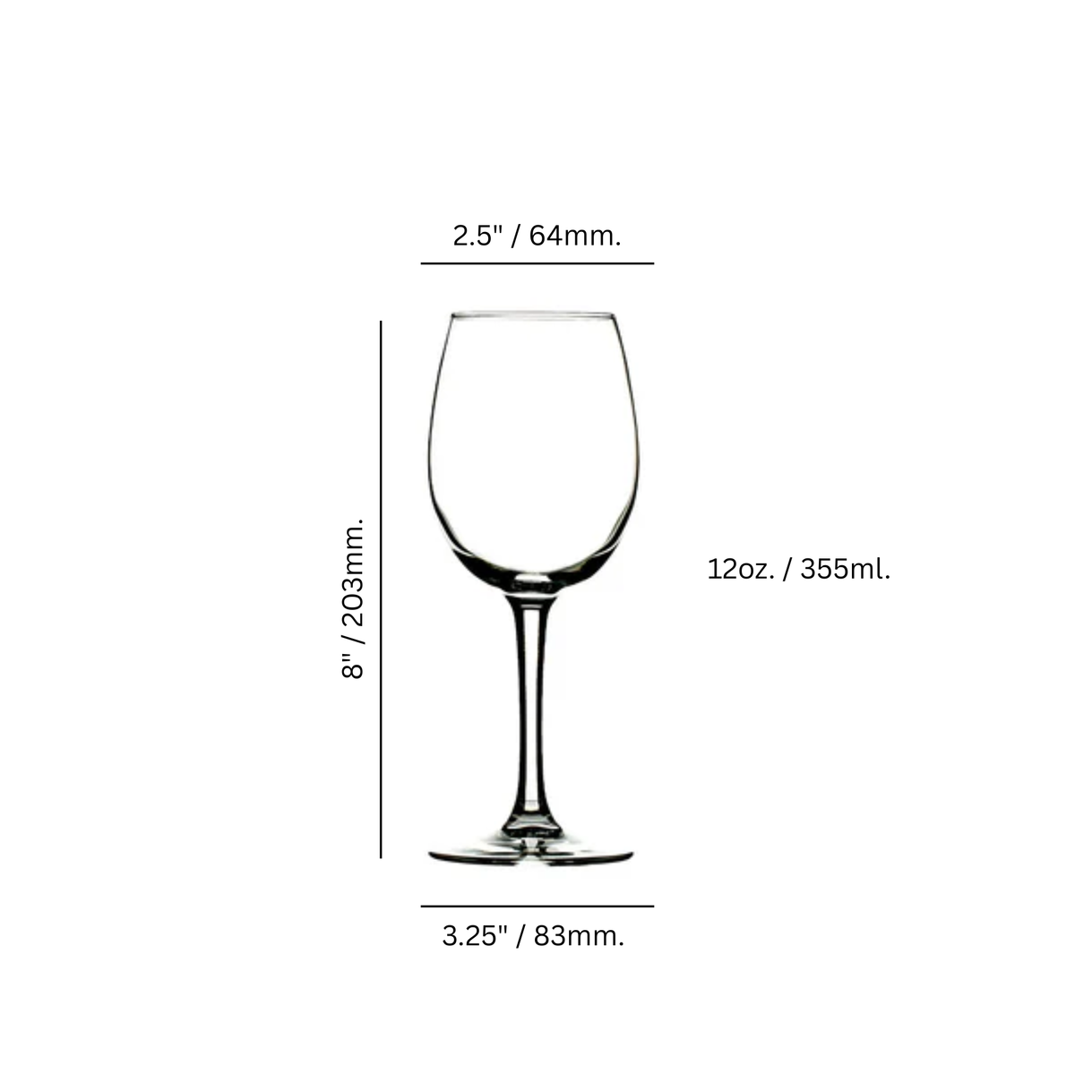 Syrah 12 oz. Tall Wine