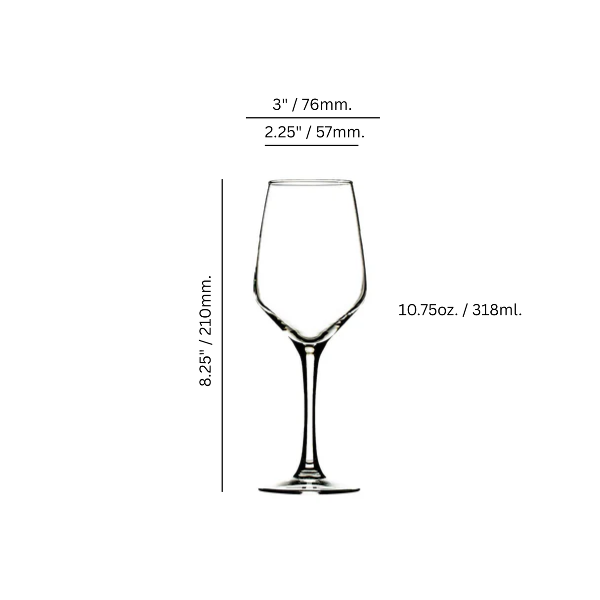 Mencia 10.75 oz. Tall Wine