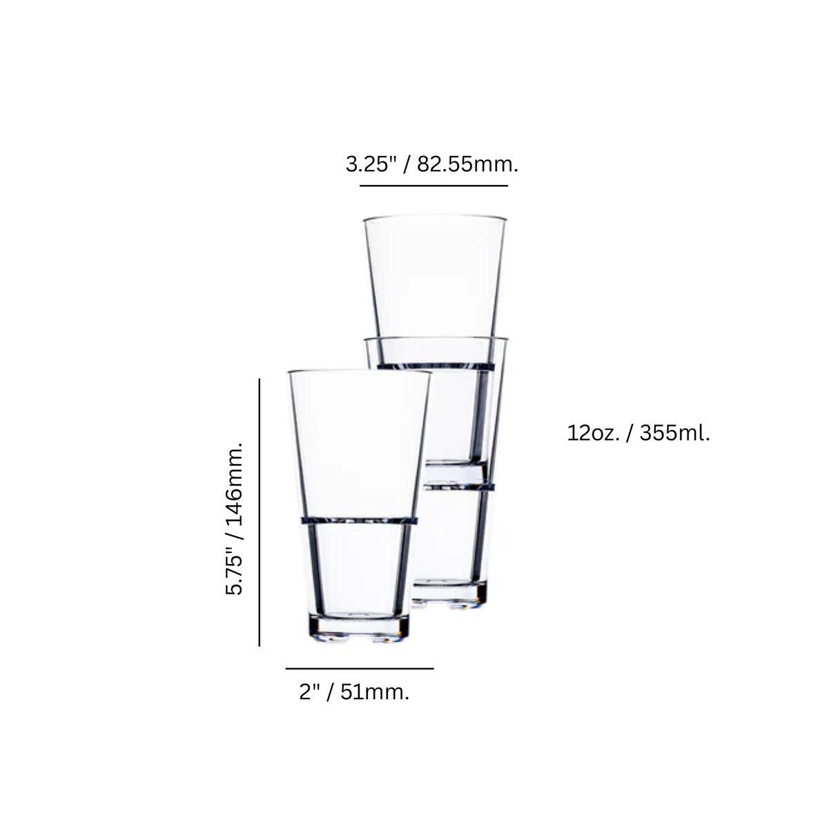 Club Stack 12 oz. Hi Ball