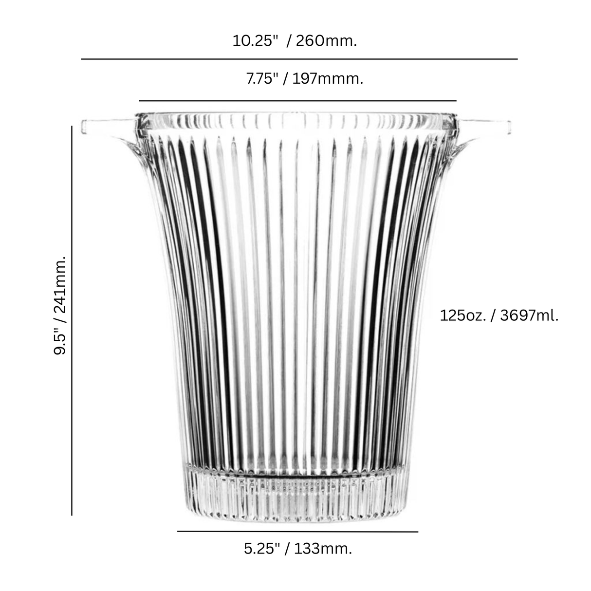 Charisma 125 oz. Ice Bucket