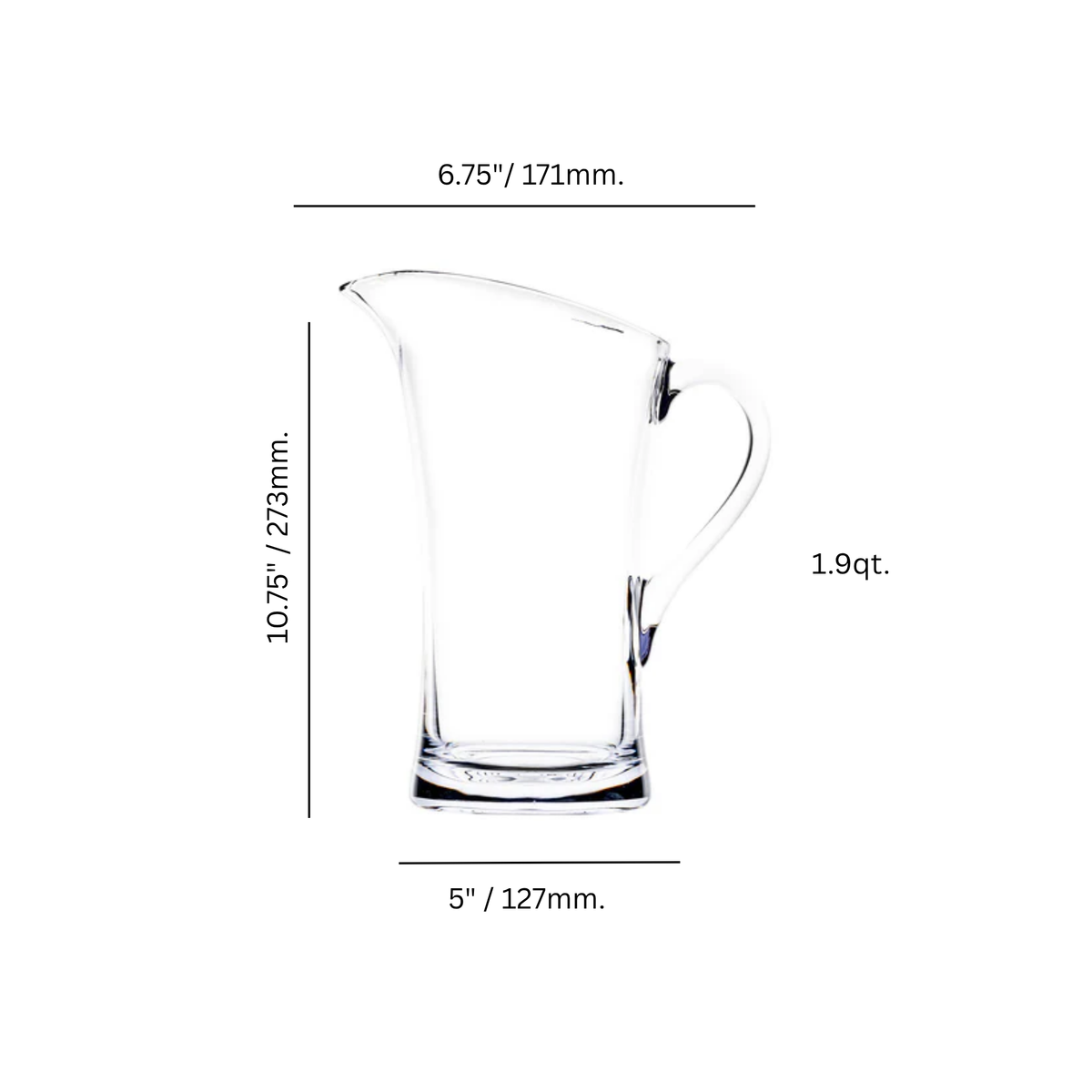 Vogue 1.9 qt. Pitcher