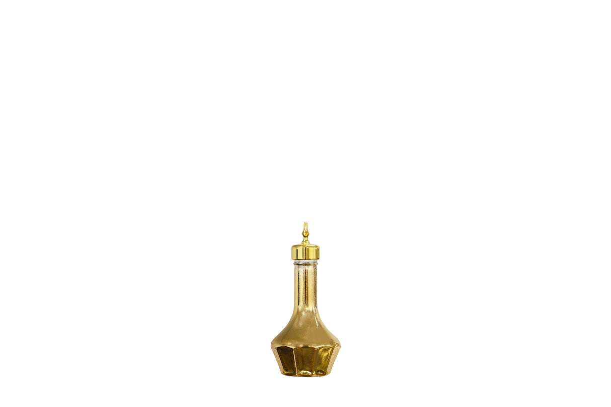 Threaded 2 oz. Gold Bitters Bottle